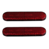 Piaggio Zip 3D reflectoren rood
